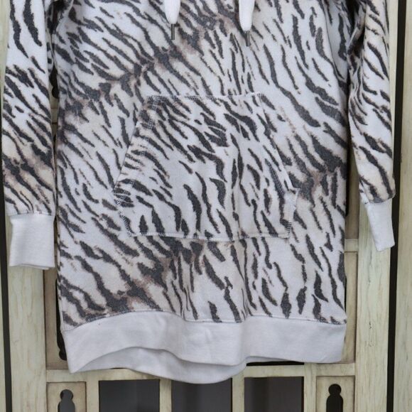 Vintage Havana Tiger Animal Print Soft Sweatshirt Hoodie S - Picture 5 of 11